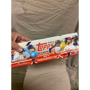 MLB 2023 Topps Complete Set Baseball Card Hobby Box Tops Complete
